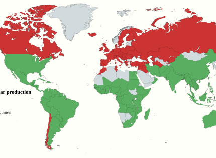 DidYouKnow: Sugar cane accounts for 80% and sugar beets 20% of the world’s sugar production