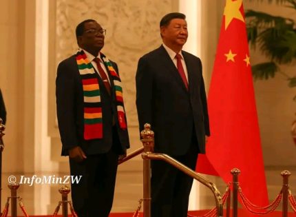 Zimbabwean President Emmerson Mnangagwa Receives Warm Welcome in China