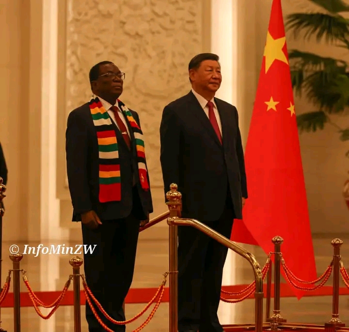 Zimbabwean President Emmerson Mnangagwa Receives Warm Welcome in China