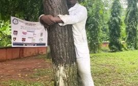 Ghanaian Journalist Sets New World Record for Longest Tree Hug