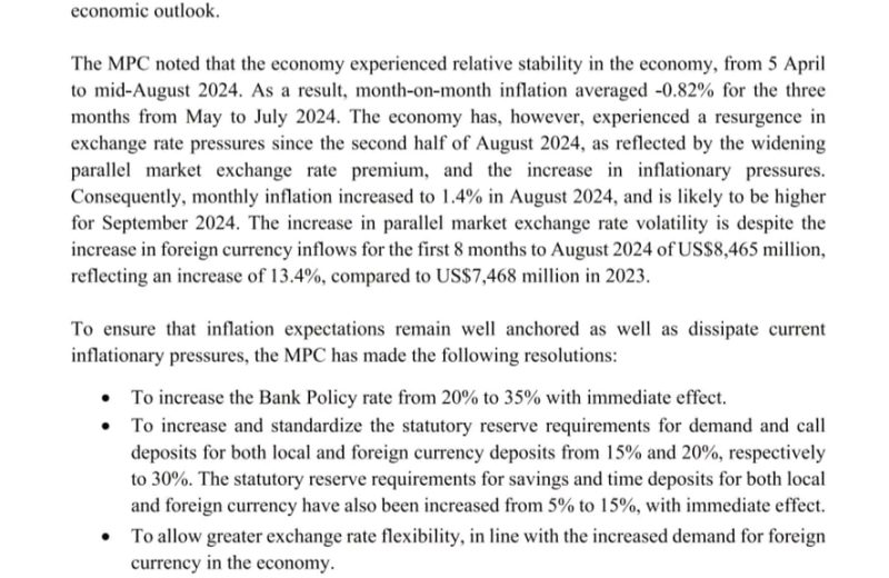 Zimbabwe’s Central Bank Devalues Local Currency