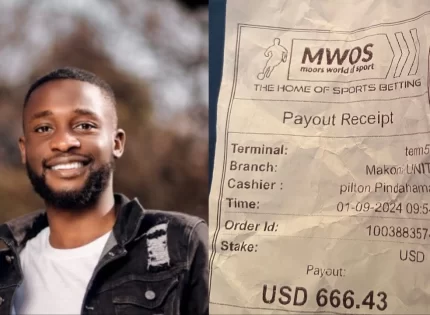 Zimbabwean Rapper Wins Hundreds From Just a Dollar at MWOS, See His Winning Strategy