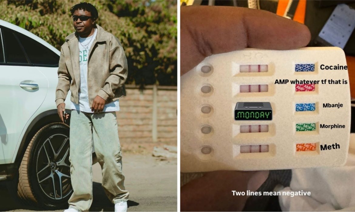 “Nde aMuku Jnr aya”: Holy Ten’s Drug Test Results Ignite Hilarious Reactions on Social Media