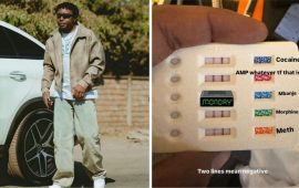 “Nde aMuku Jnr aya”: Holy Ten’s Drug Test Results Ignite Hilarious Reactions on Social Media