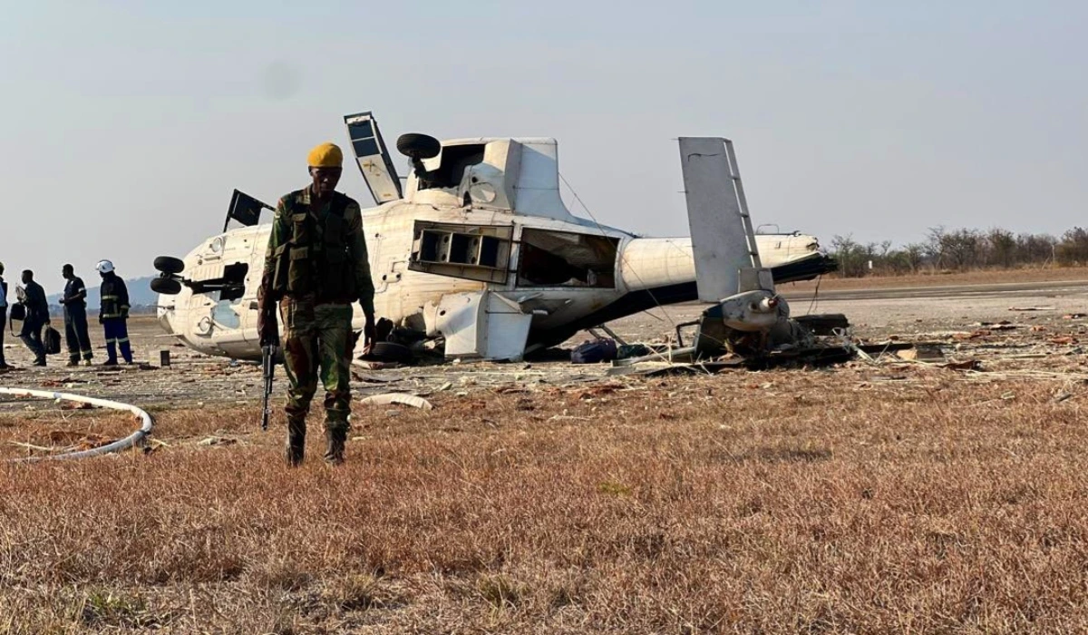 President Mnangagwa Helicopter Crashed