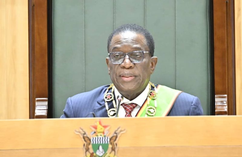 President Mnangagwa Outlines Legislative Agenda in State of the Nation Address