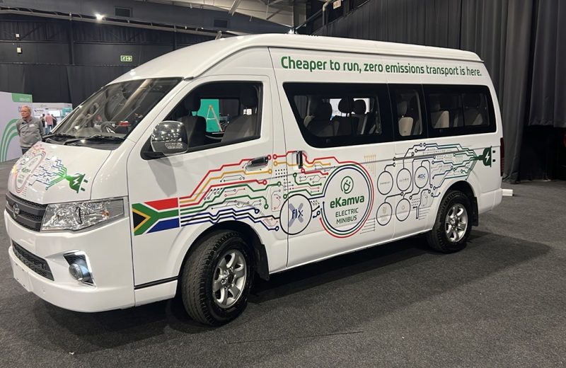 SA’s first electric minibus taxi set to hit the road