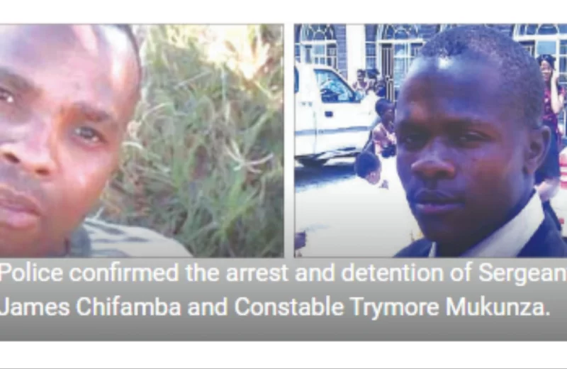 Pics: Faces of Mabvuku Turn-Off Cops Arrested for Taking Bribes