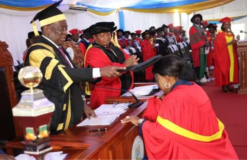 Pics: First Lady Dr. Auxillia Mnangagwa Graduates with a Doctorate in Tourism and Hospitality Management