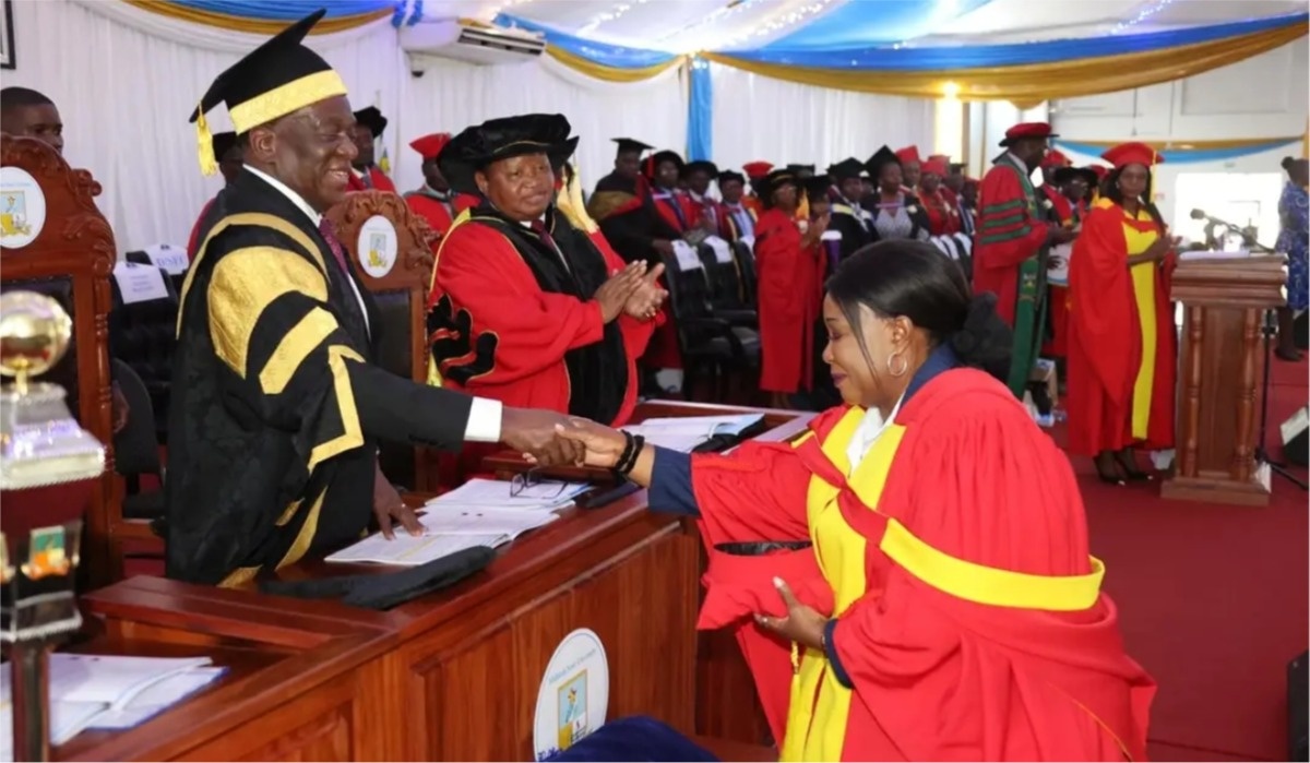 First Lady Dr. Auxillia Mnangagwa Graduates with a Doctorate