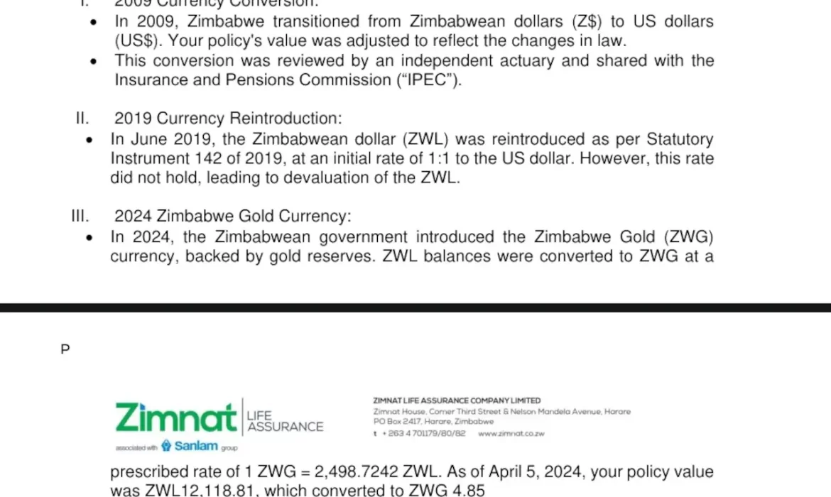 Zimbabwe Is a Crime Scene! Fury as Man Receives Less Than US$1 for 15-Year Insurance Policy