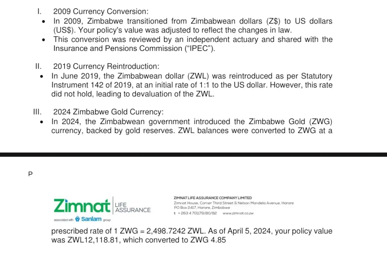 Zimbabwe Is a Crime Scene! Fury as Man Receives Less Than US$1 for 15-Year Insurance Policy