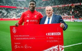 Stade Reims Donates €30,100 to Marshall Munetsi Foundation