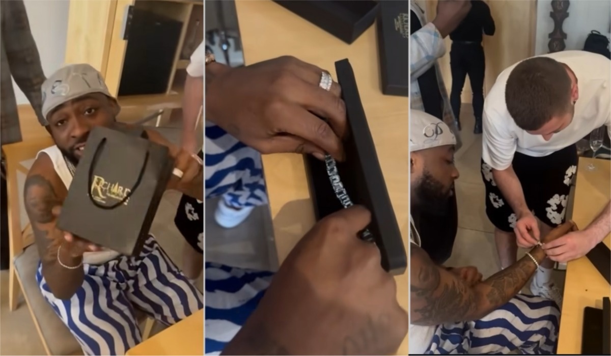 Sebastien Summerfield Sparks Outrage Among Zimbabweans After He Gifts Davido a Diamond Bracelet