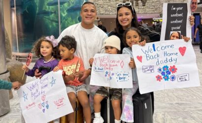 ‘Welcome back home daddy’: Springbok Cheslin Kolbe’s kids melt hearts at the airport (video)