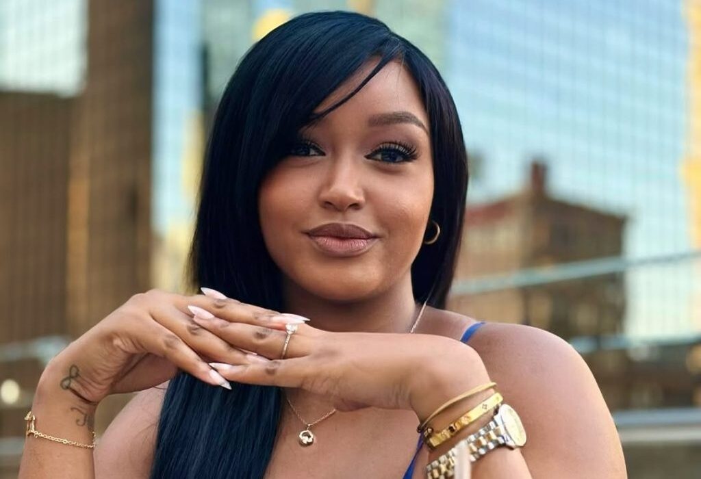 Watch: Anita Jackson finally shows off her baby daddy