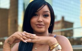 Watch: Anita Jackson finally shows off her baby daddy