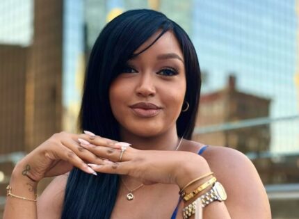 Watch: Anita Jackson finally shows off her baby daddy