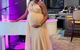 Mai JJ: Anita Jackson shows off her baby’s face on Mother’s Day (pictures)