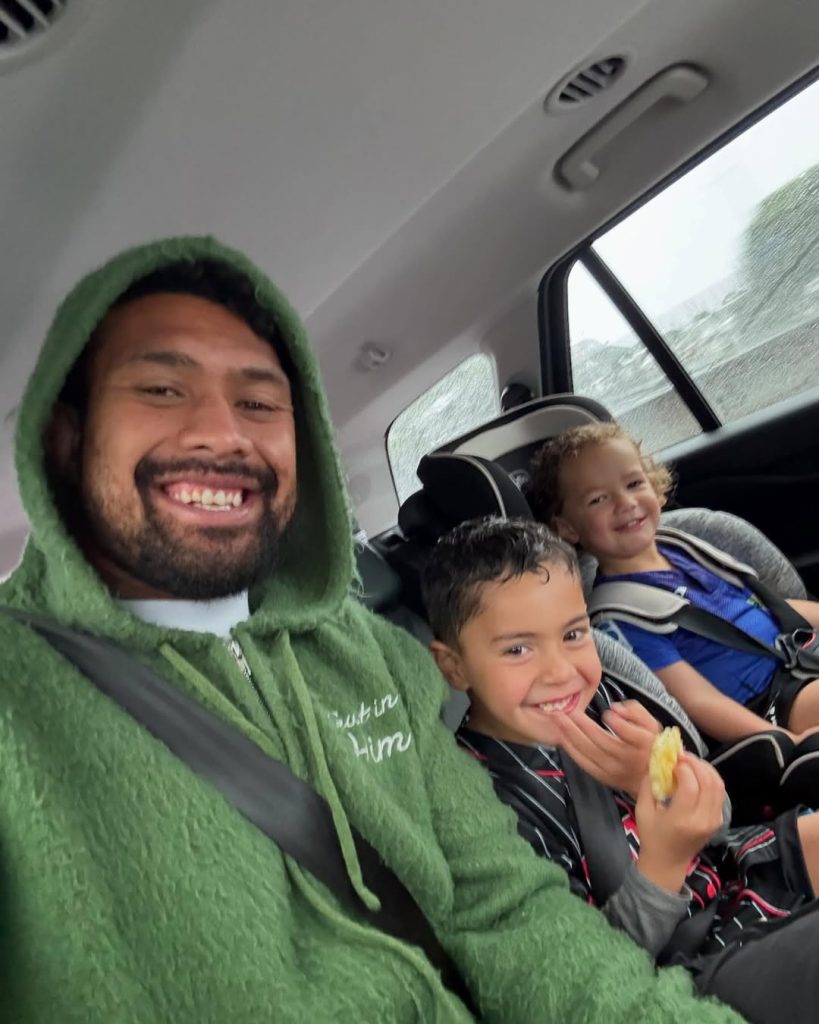 All Blacks Ardie Savea daddy