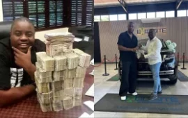 Wicknell Chivayo Gifts Jah Prayzah A Car And US$150K After Successful Album Launch