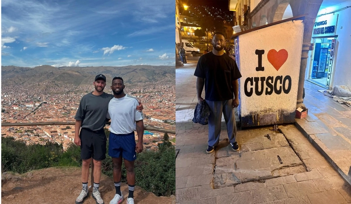 Siya Kolisi Embraces the Challenge of Hiking in High-Altitude Cusco, Peru