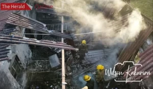 PICTURES: Churchill Boys High Dormitories Burnt To Ashes