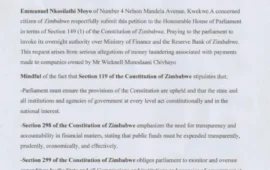 Wicknell Chivayo Faces Parliament Probe Over US$100 Million ZEC Tender Scandal