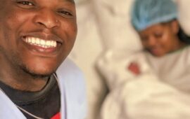 Watch: Oscar Mbo’s dance holding his newborn baby goes viral