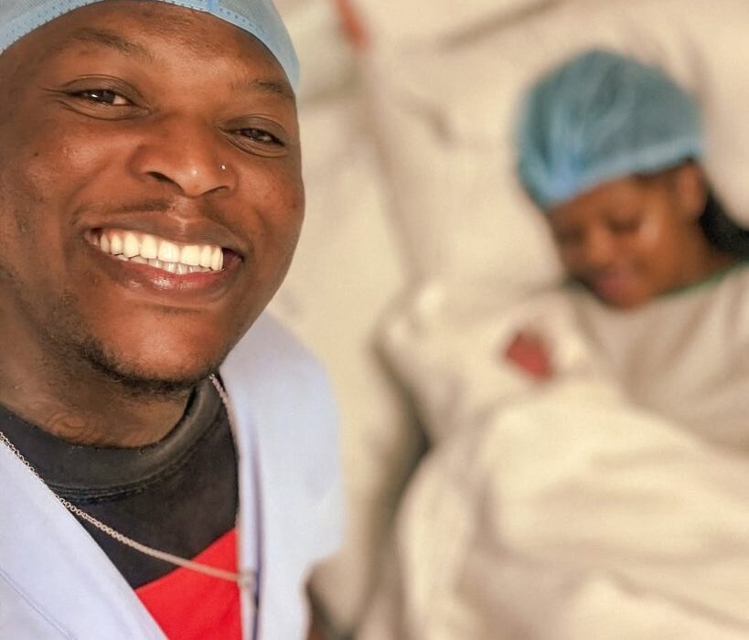 Watch: Oscar Mbo’s dance holding his newborn baby goes viral