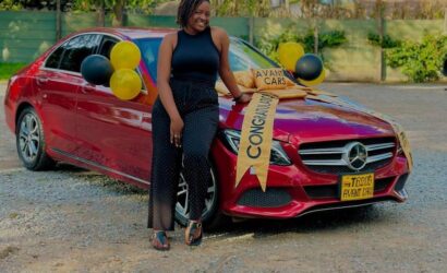 Pictures: Lorraine Guyo shows off her new car