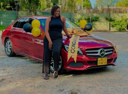 Pictures: Lorraine Guyo shows off her new car