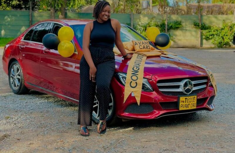 Pictures: Lorraine Guyo shows off her new car
