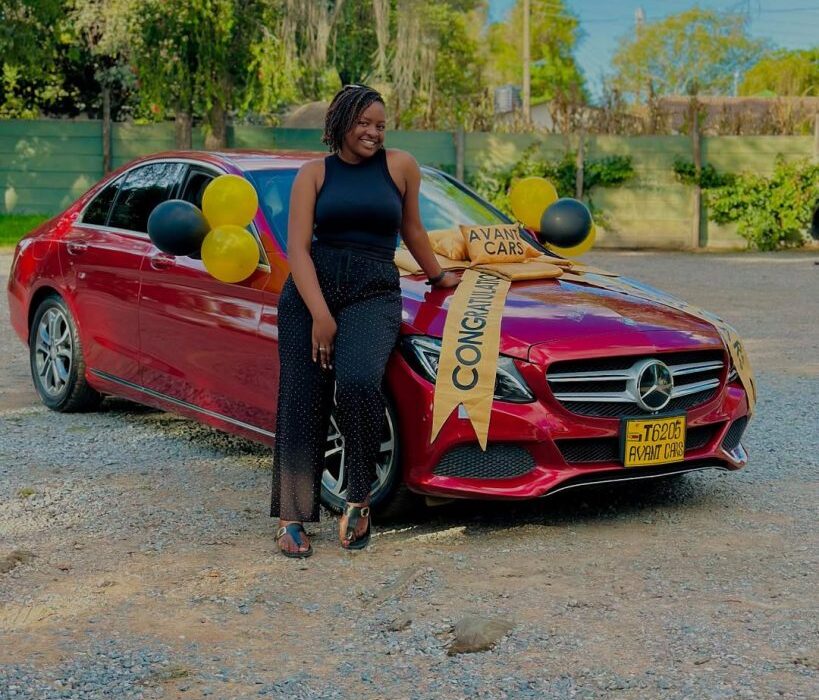 Pictures: Lorraine Guyo shows off her new car
