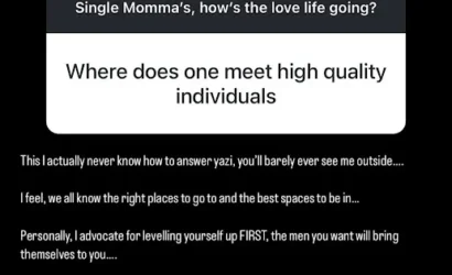 Mbinga’s Ex Tells Women How to Attract Rich and Successful Men