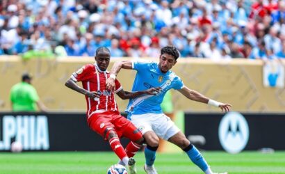 Watch: Bafana star Thembinkosi Lorch cooks Manchester City stars