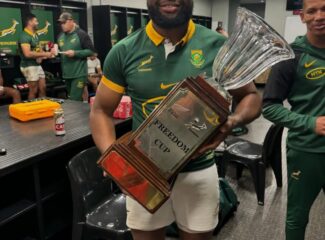 ‘Looks like a young Jacob Zuma’: Springboks star Lukhanyo AM’s new hairstyle goes viral