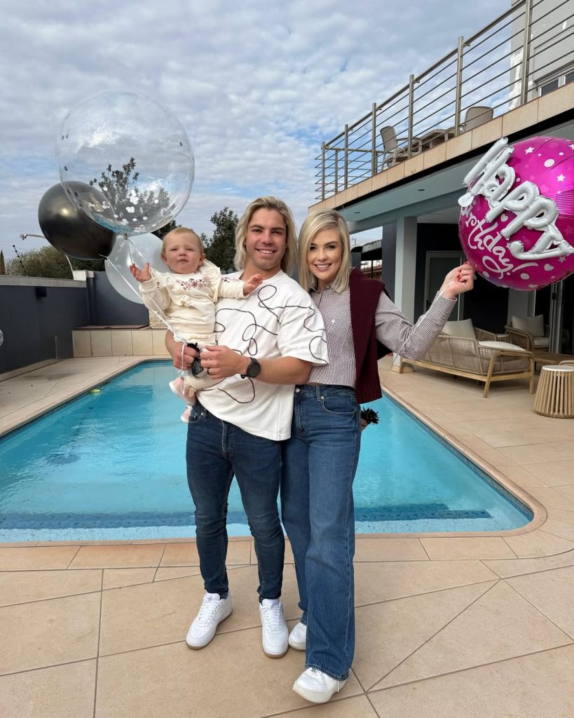 Springboks Faf de Klerk wife birthday
