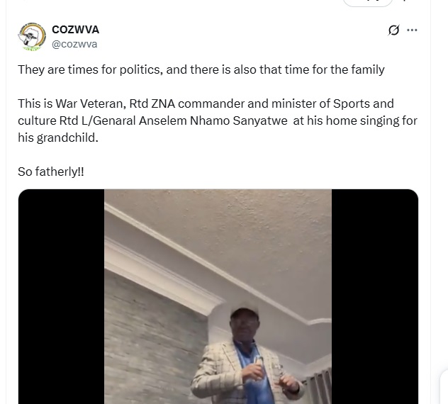 Rtd general Sanyatwe grandchild