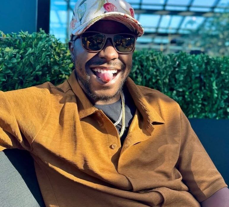 Birthday gifts: Anita Jackson spoils her baby daddy
