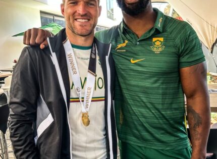 Pictures: Springboks captain Siya Kolisi welcomes the Proteas in style