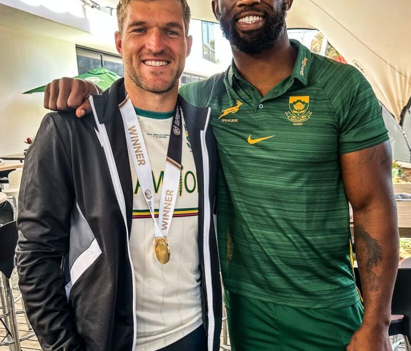 Pictures: Springboks captain Siya Kolisi welcomes the Proteas in style