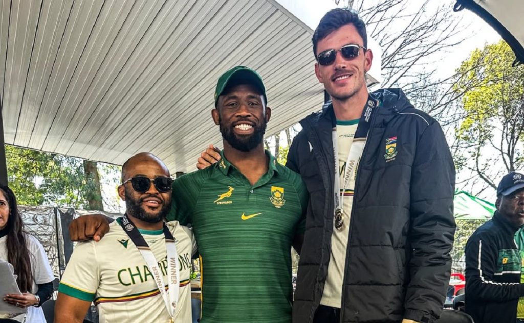 Springboks Eben Etzebeth Siya Kolisi birthday gift