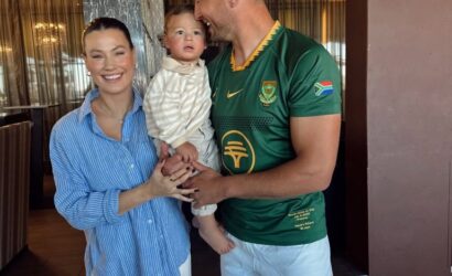 From the ground: Springbok star Handre Pollard is building a new house