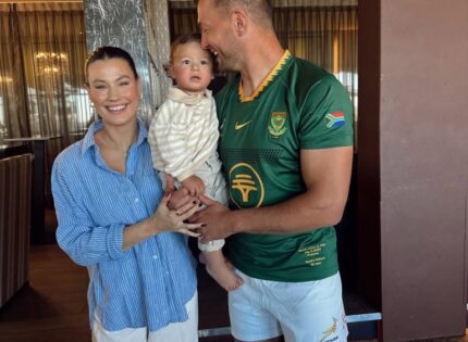 From the ground: Springbok star Handre Pollard is building a new house