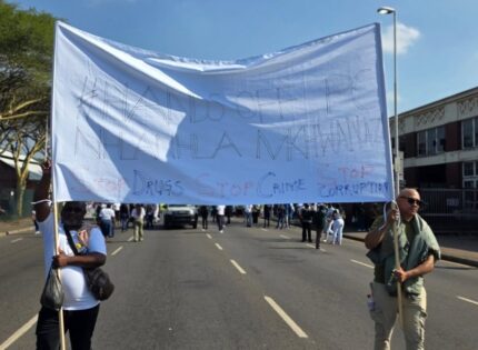 ‘Hands off Mkwanazi’: Durban Protests escalate in support of General Nhlanhla