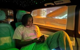 Warriors youngster Tawanda Chirewa shows off his expensive car