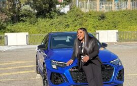 ‘Leave my DM’: Makhadzi brags showing off her expensive new car (pictures)