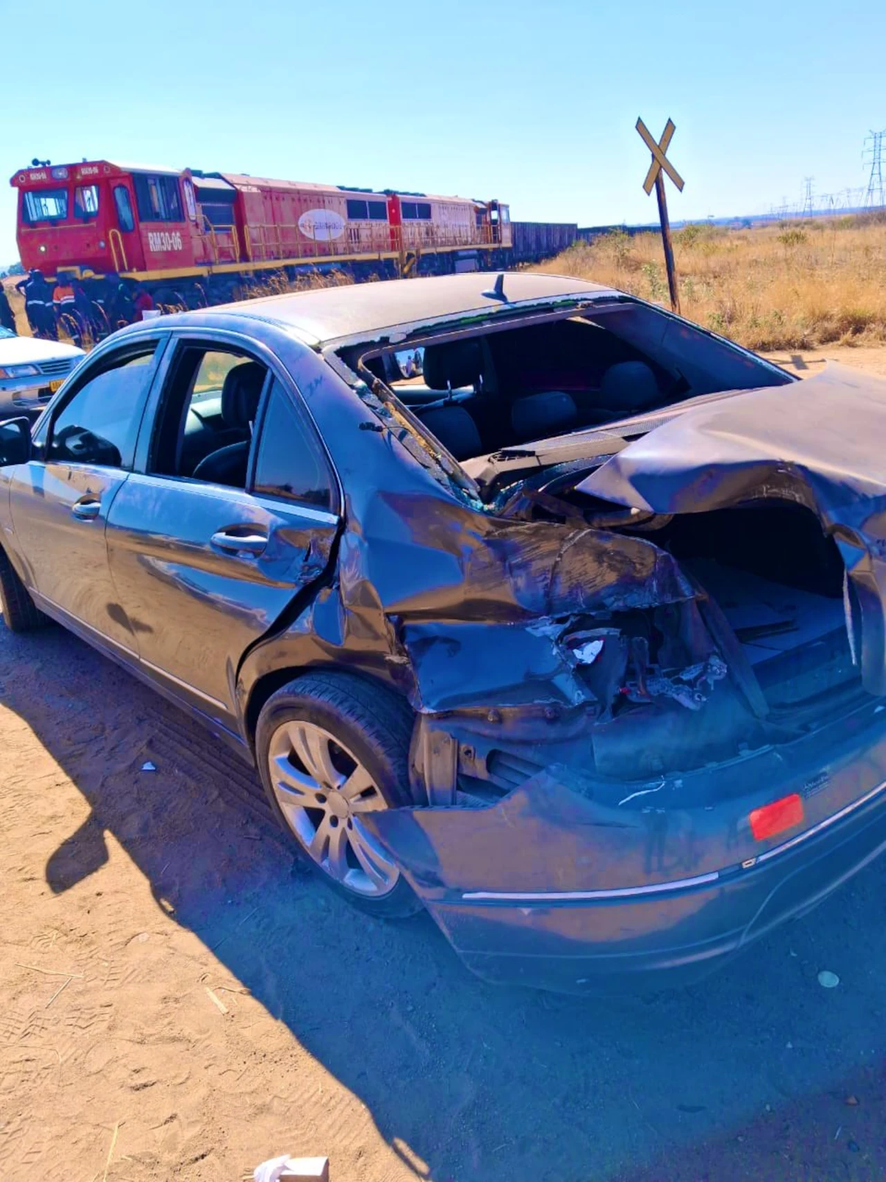 Woman With 3 Kids Survives Train Crash After Overtaking Cars At Crossing