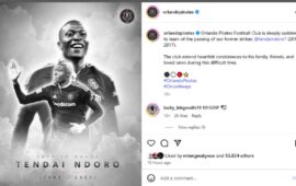 Watch: Former Orlando Pirates star Tendai Ndoro’s last video after surgery left fans in tears